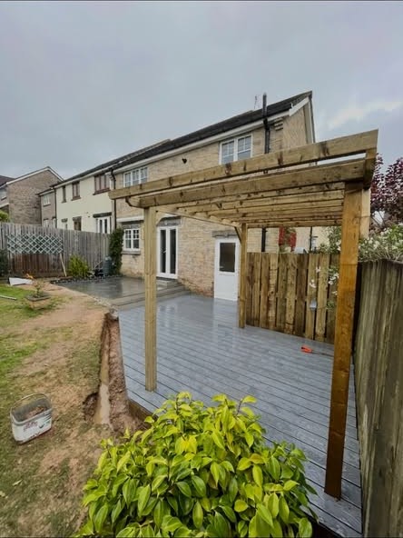 Pergola and decking project